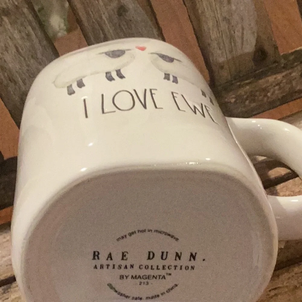 Rae Dunn I LOVE EWE mug